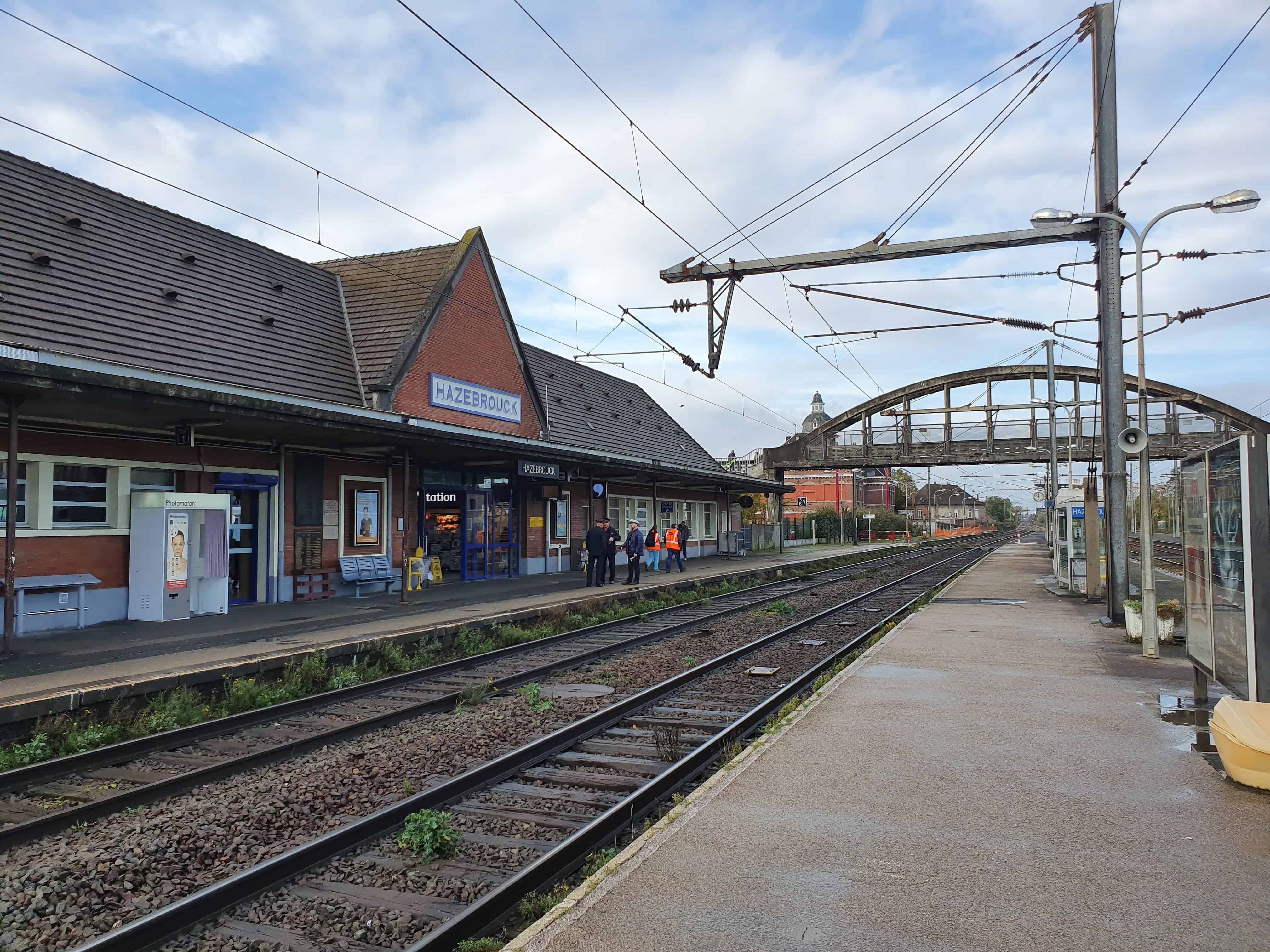Hazebrouck train station, waiting for next train